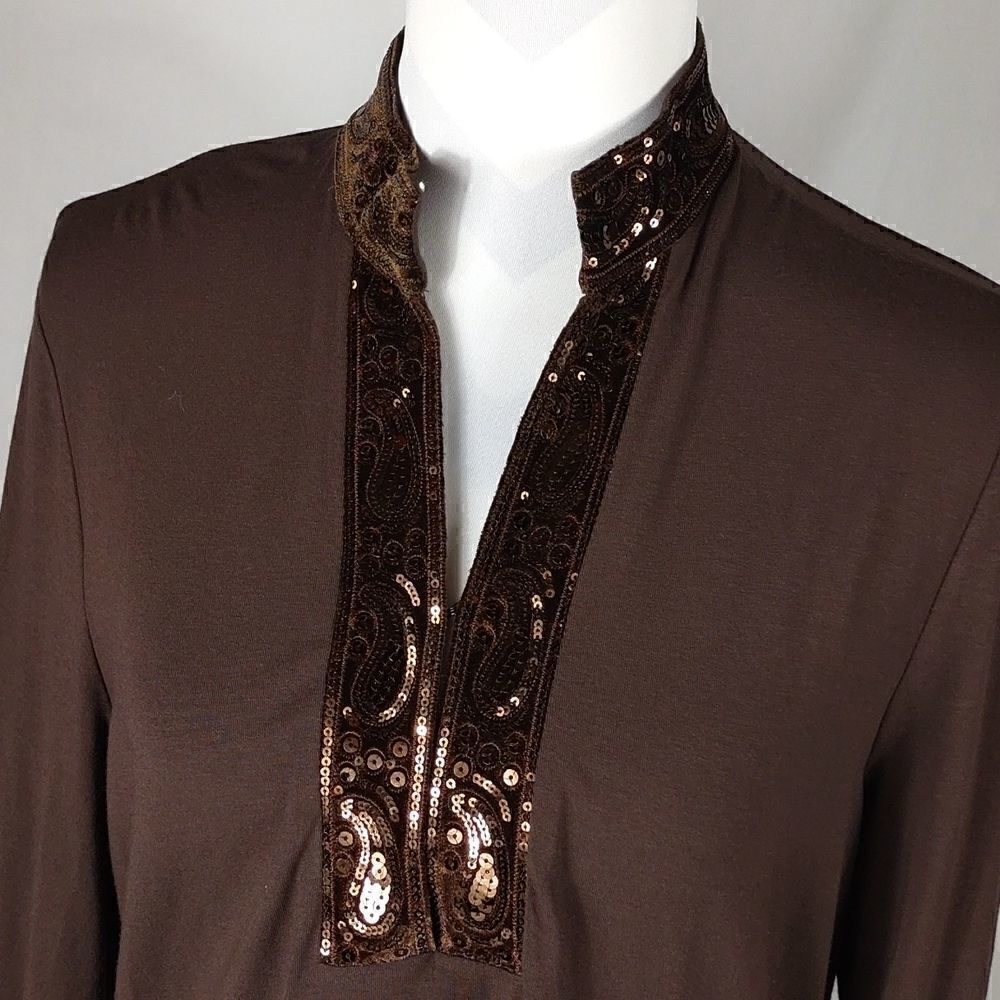 Talbots Sequined Blouse - Picture 2 of 8